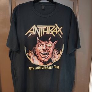 Black 40th Anniversary Tour Men's Shirt 2XL